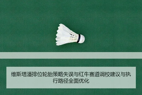 维斯塔潘排位轮胎策略失误与红牛赛道调校建议与执行路径全面优化